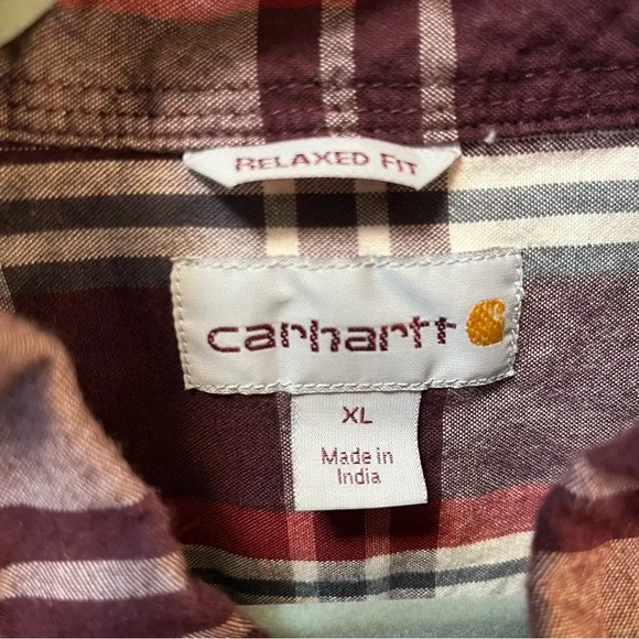 Men’s Carhartt Short Sleeved Button Down XL - Picture 2 of 5
